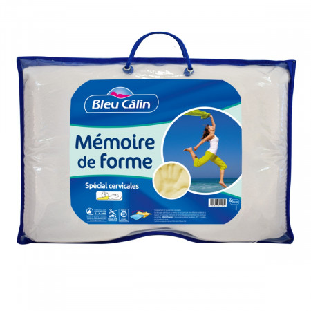 Oreiller mémoire de forme valise