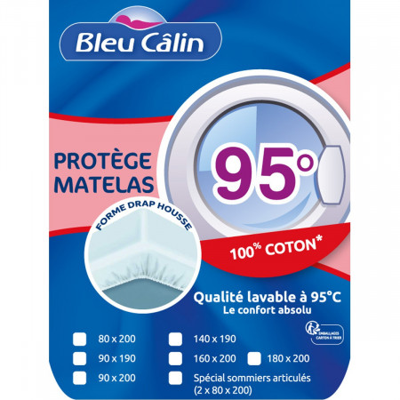 protège matelas lavable à 95