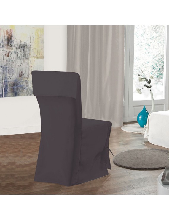 Housse chaise Anthracite