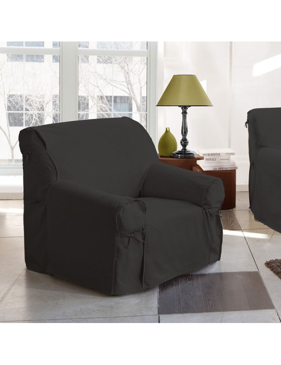 Housse fauteuil noir