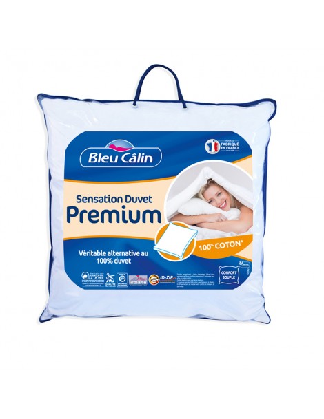 packaging 65x65 oreiller sensation duvet premium