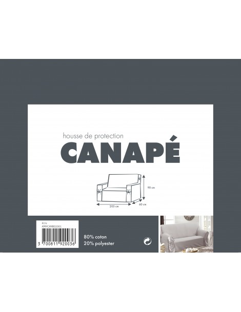 packaging canapé écru silco VERSO