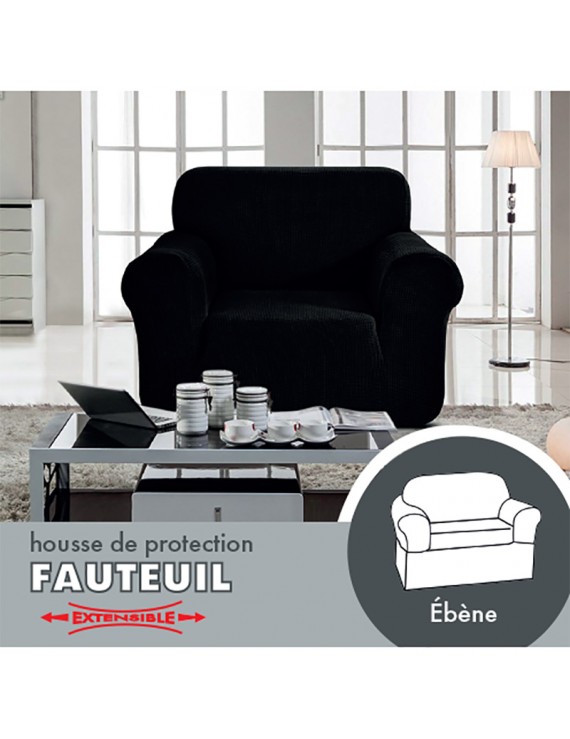 packaging fauteuil noir recto