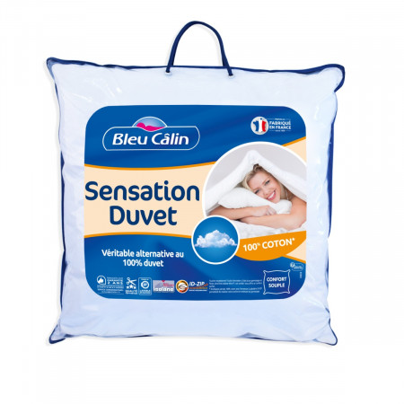 Oreiller sensation duvet